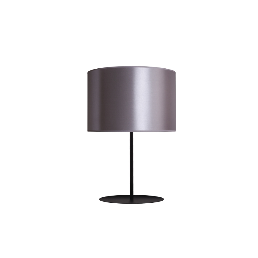 Duolla - Bordslampa CANNES 1xE14/15W/230V diameter 20 cm silver/svart