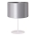 Duolla - Bordslampa CANNES 1xE14/15W/230V diameter 20 cm silver/vit