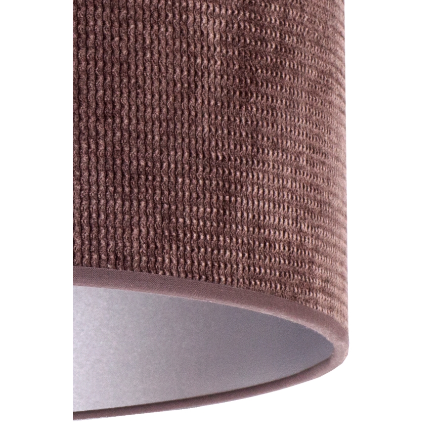 Duolla - Bordslampa LYON 1xE27/15W/230V diameter 30 cm brun