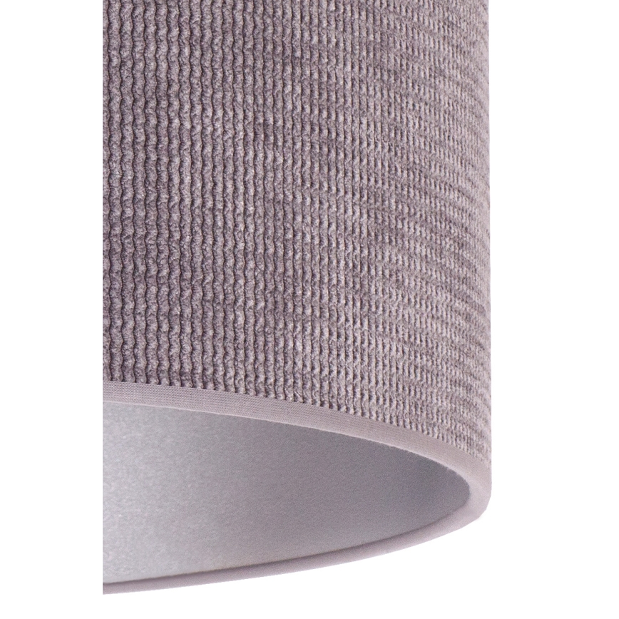 Duolla - Bordslampa LYON 1xE27/15W/230V diameter 30 cm grå