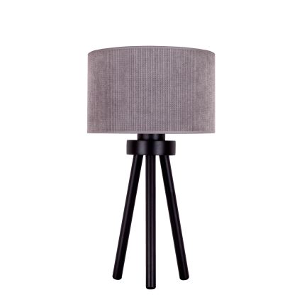 Duolla - Bordslampa LYON 1xE27/15W/230V diameter 30 cm grå