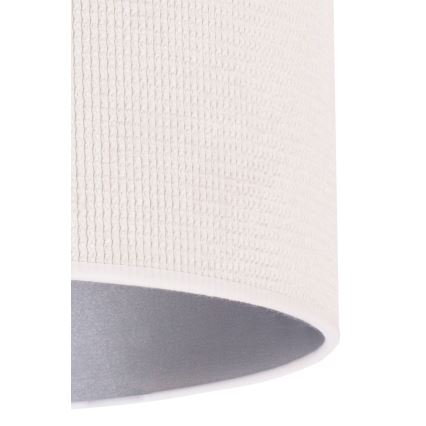 Duolla - Bordslampa LYON 1xE27/15W/230V diameter 30 cm grädde