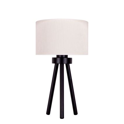 Duolla - Bordslampa LYON 1xE27/15W/230V diameter 30 cm grädde