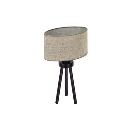 Duolla - Bordslampa OVAL 1xE27/15W/230V diameter 30 cm brun