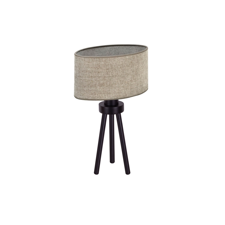 Duolla - Bordslampa OVAL 1xE27/15W/230V diameter 30 cm brun