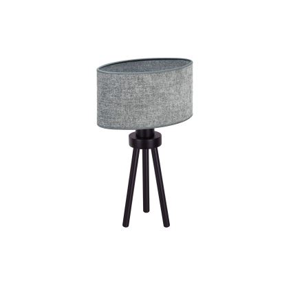 Duolla - Bordslampa OVAL 1xE27/15W/230V diameter 30 cm grå