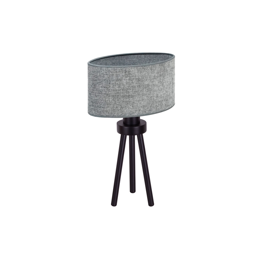 Duolla - Bordslampa OVAL 1xE27/15W/230V diameter 30 cm grå