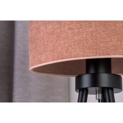 Duolla - Bordslampa OVAL 1xE27/15W/230V diameter 30 cm rosa