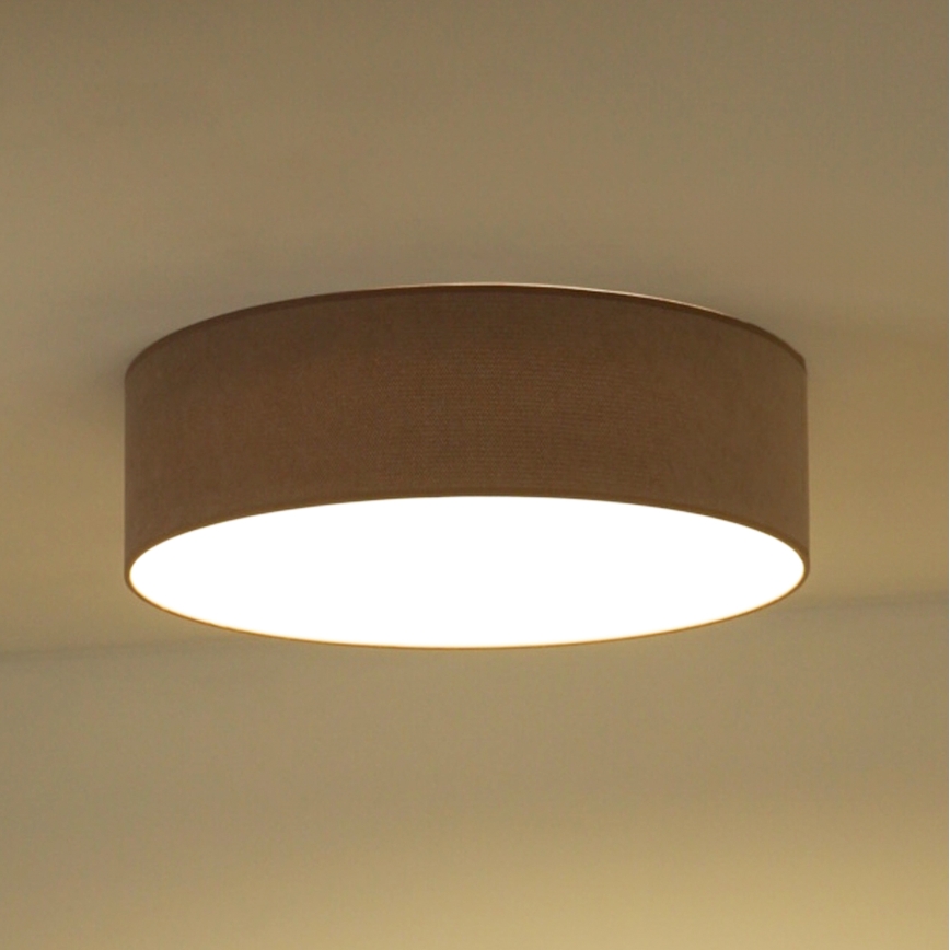 Duolla - LED Taklampa CORTINA LED/26W/230V Ø 30 cm 4000K brun