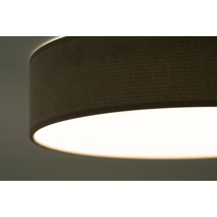 Duolla - LED Taklampa CORTINA LED/26W/230V Ø 30 cm 4000K brun