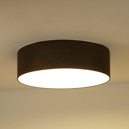 Duolla - LED Taklampa CORTINA LED/26W/230V Ø 30 cm 4000K brun