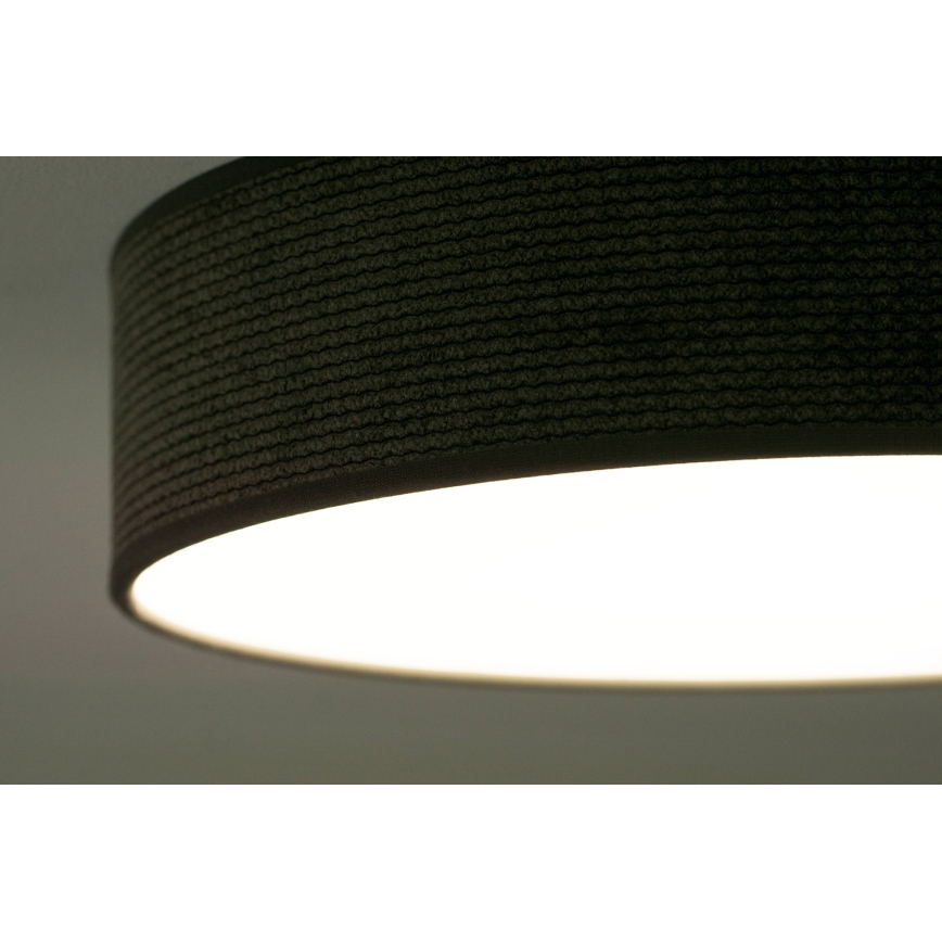 Duolla - LED Taklampa CORTINA LED/26W/230V Ø 30 cm 4000K brun