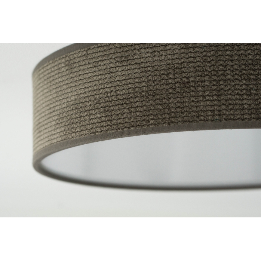 Duolla - LED Taklampa CORTINA LED/26W/230V Ø 30 cm 4000K brun