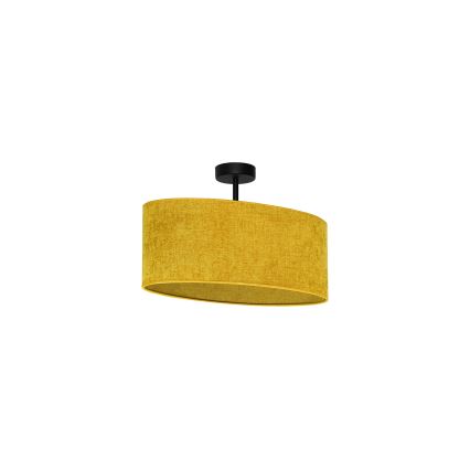 Duolla - Fäst ljuskrona OVAL 1xE27/15W/230V brun