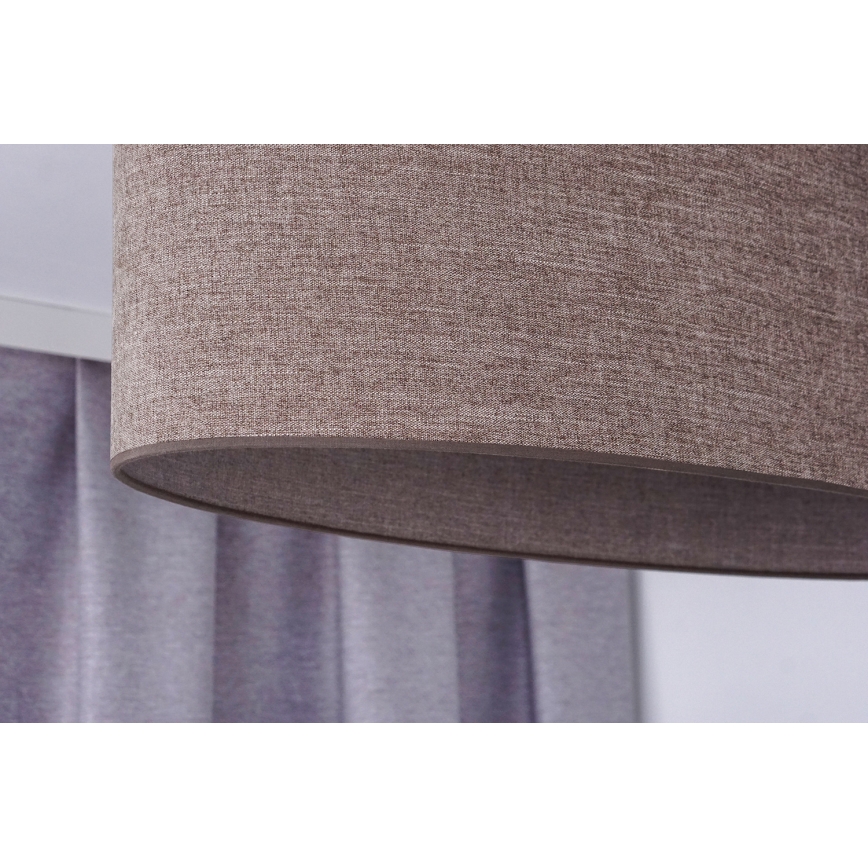 Duolla - Fäst ljuskrona OVAL 1xE27/15W/230V brun