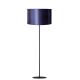 Duolla - Golv lampa CANNES 1xE27/15W/230V 45 cm lila/silver/svart
