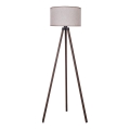Duolla - Golvlampa 1xE27/60W/230V diameter 44 cm beige/brun