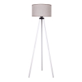 Duolla - Golvlampa 1xE27/60W/230V diameter 44 cm beige/vit