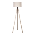 Duolla - Golvlampa 1xE27/60W/230V diameter 44 cm grädde/beige