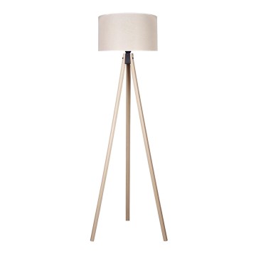 Duolla - Golvlampa 1xE27/60W/230V diameter 44 cm grädde/beige