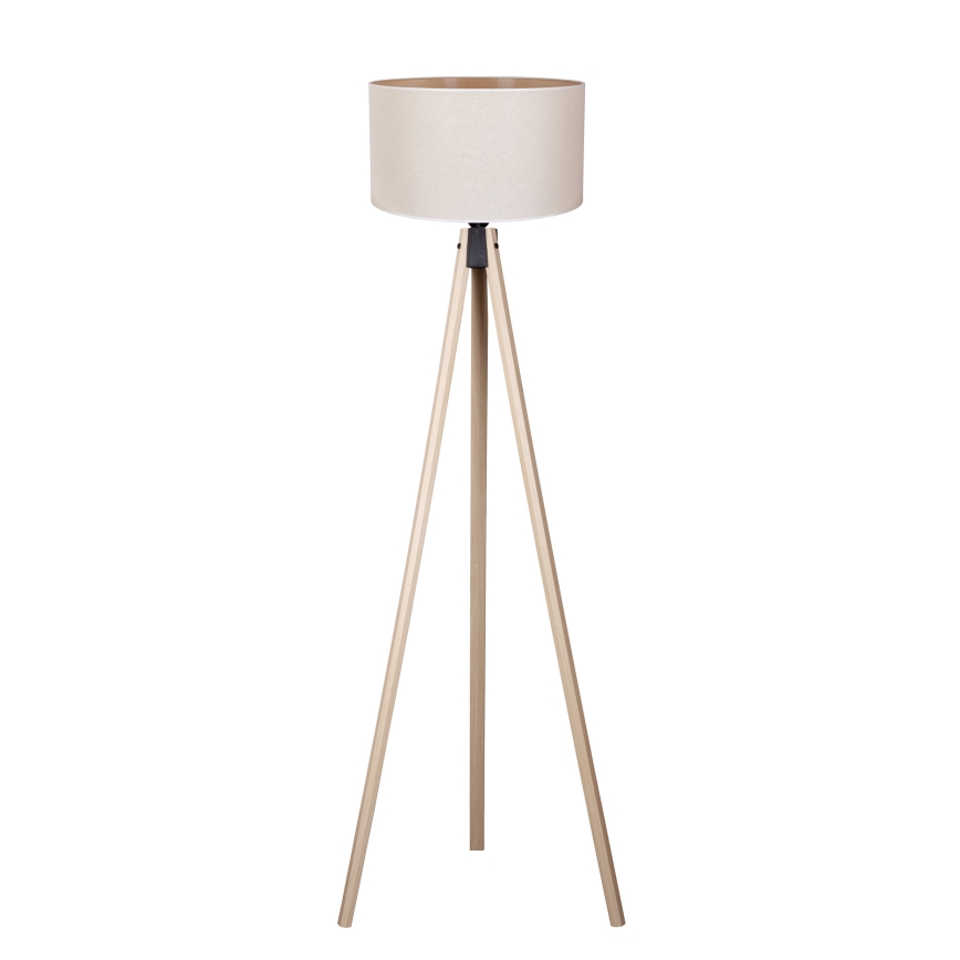Duolla - Golvlampa 1xE27/60W/230V diameter 44 cm grädde/beige