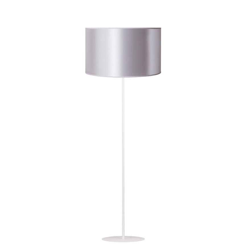Duolla - Golvlampa CANNES 1xE27/15W/230V diameter 45 cm silver/koppar/vit