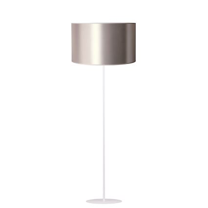 Duolla - Golvlampa CANNES 1xE27/15W/230V diameter 45 cm silver/koppar/vit