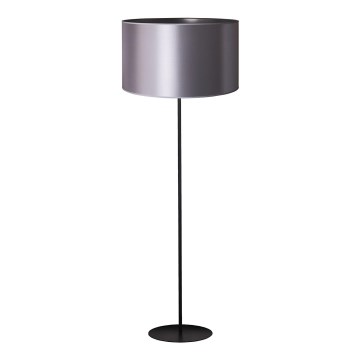 Duolla - Golvlampa CANNES 1xE27/15W/230V diameter 45 cm silver/svart