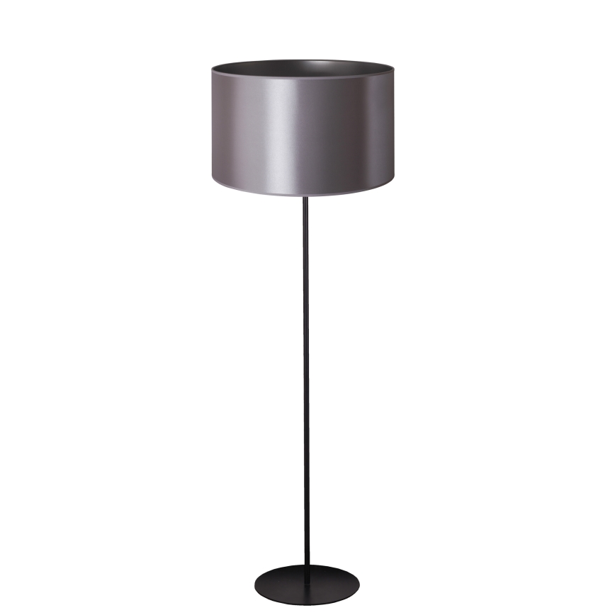 Duolla - Golvlampa CANNES 1xE27/15W/230V diameter 45 cm silver/svart
