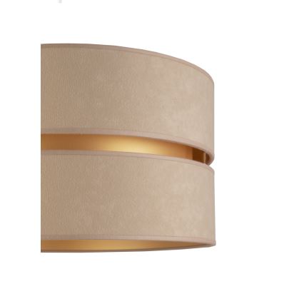 Duolla - Golvlampa DUO 1xE27/60W/230V diameter 44 cm beige/brun