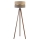 Duolla - Golvlampa DUO 1xE27/60W/230V diameter 44 cm beige/grå/wenge