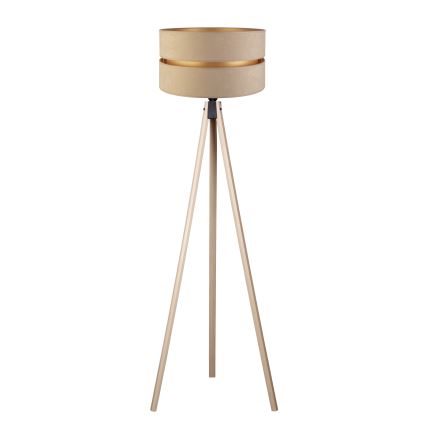 Duolla - Golvlampa DUO 1xE27/60W/230V diameter 44 cm beige