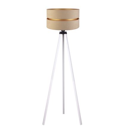 Duolla - Golvlampa DUO 1xE27/60W/230V diameter 44 cm beige/vit