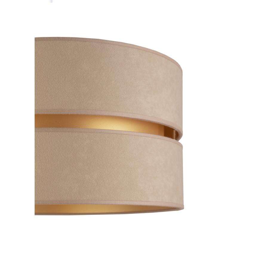 Duolla - Golvlampa DUO 1xE27/60W/230V diameter 44 cm beige/wenge