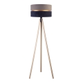 Duolla - Golvlampa DUO 1xE27/60W/230V diameter 44 cm grå/blå/beige