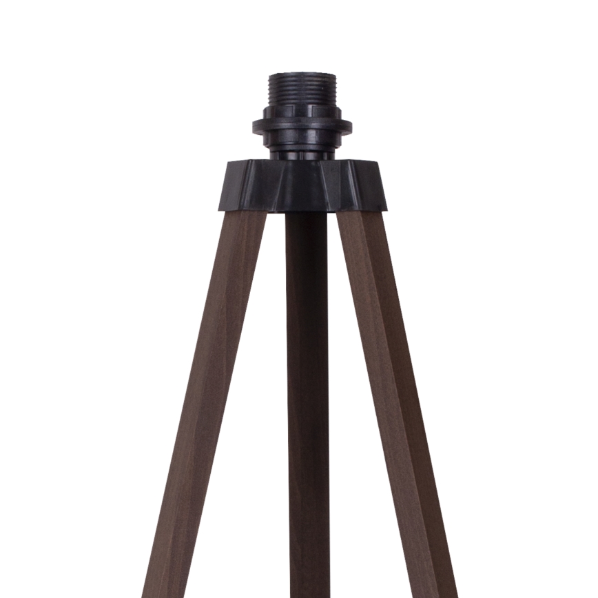 Duolla - Golvlampa DUO 1xE27/60W/230V diameter 44 cm svart/brun