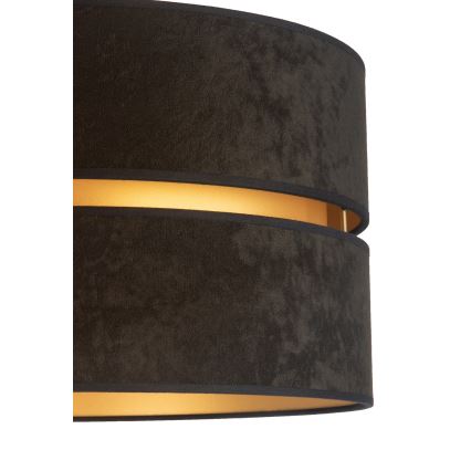 Duolla - Golvlampa DUO 1xE27/60W/230V diameter 44 cm svart/wenge