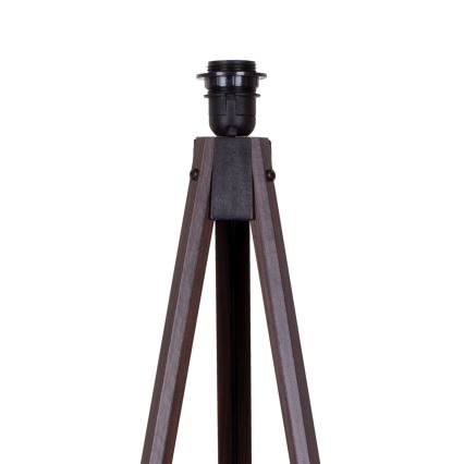 Duolla - Golvlampa DUO 1xE27/60W/230V diameter 44 cm svart/wenge