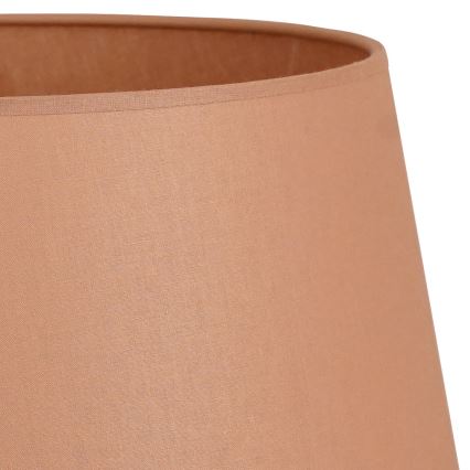 Duolla - Lampskärm för golvlampa CLASSIC L E27 Ø 38 cm brun
