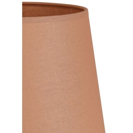 Duolla - Lampskärm för bordslampa CLASSIC M E27 Ø 24 cm brun