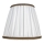 Duolla - Lampskärm för bordslampa och golvlampa E27 Ø 18,5 cm vit/brun