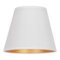 Duolla - Lampskärm för bordslampa SOFIA XS E14 Ø 18,5 cm vit