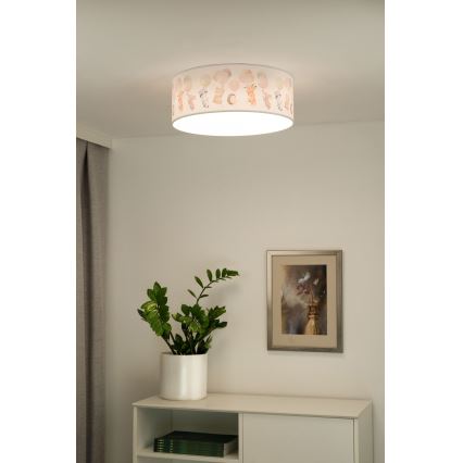 Duolla - LED Barntaklampa CORTINA LED/26W/230V Ø 40 cm 4000K