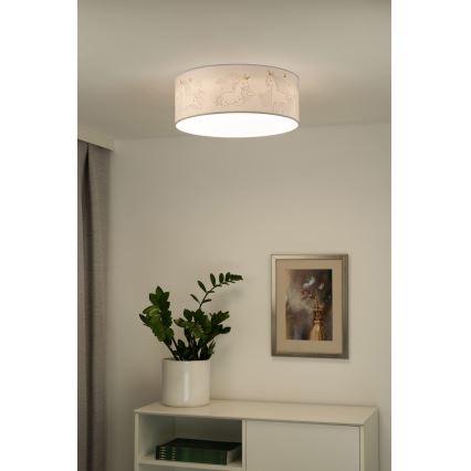 Duolla - LED Barntaklampa CORTINA LED/26W/230V Ø 40 cm 4000K