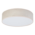 Duolla - LED Taklampa CORTINA LED/26W/230V Ø 30 cm 4000K beige