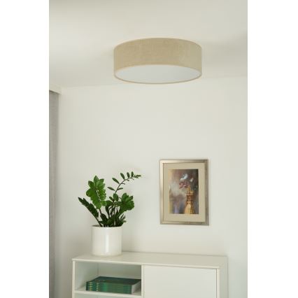Duolla - LED Taklampa CORTINA LED/26W/230V Ø 30 cm 4000K beige