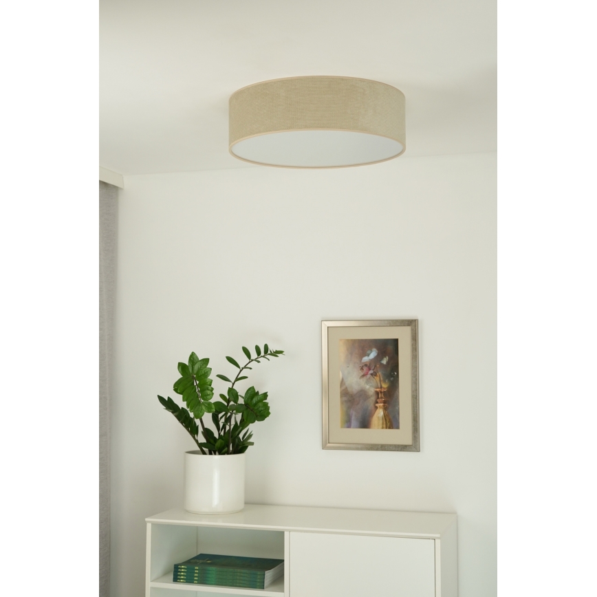 Duolla - LED Taklampa CORTINA LED/26W/230V Ø 30 cm 4000K beige
