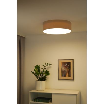 Duolla - LED Taklampa CORTINA LED/26W/230V Ø 30 cm 4000K beige