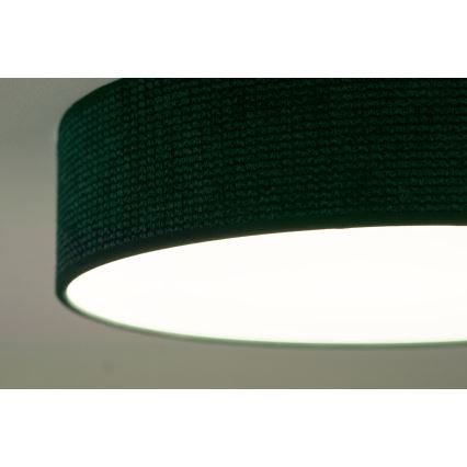 Duolla - LED Taklampa CORTINA LED/26W/230V Ø 30 cm 4000K grön