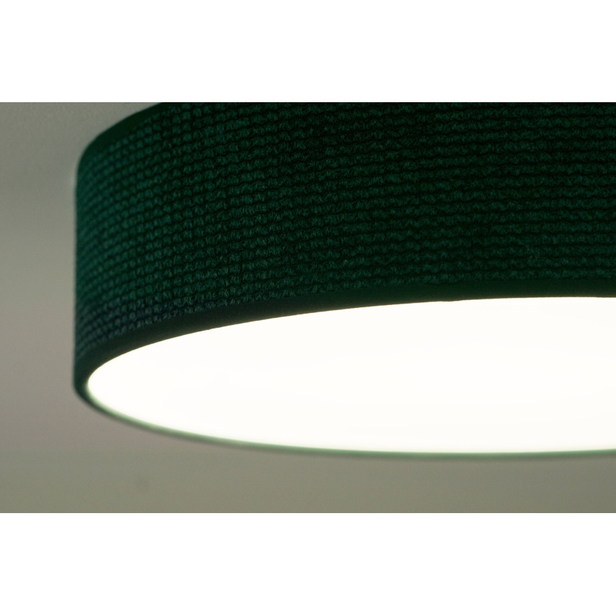 Duolla - LED Taklampa CORTINA LED/26W/230V Ø 30 cm 4000K grön